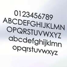 Custom Self-Adhesive House Numbers Symbols Alphabet For Address Door Mailbox Decor Modern House Numbers Resin,Magnetic Modern Numbers Letters For Doors, Houses, Mailboxes, Address,Room Decoration, Christmas Decoration, Home Decoration, Christmas Decoration, Interior Christmas Decoration - Multicolor - View 7