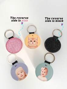 1 印刷个性化照片钥匙扣、可打印照片钥匙和文字的钥匙扣、个性化照片钥匙扣、带照片的个性化钥匙扣、定制 PU 钥匙扣、包包装饰、吊坠母亲节礼物、父亲节礼物、生日礼物、情人节礼物、结婚礼物、送给最好的朋友的礼物、送给妈妈/爸爸的礼物、送给女朋友/男朋友的礼物 - 彩色 - 查看 2
