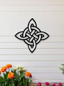 Vintage Celtic Witch Knot Metal Wall Art - Iron Decor For Kitchen, Coffee Area, Living Room & Office, Rustic Wall Decor|Decorative Metal Art| Metal Artwork, Metal Wall Art Decor, For Halloween