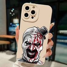 Black And White Zombie Phone Case For IPhone16 15 14 13 12 11 XS XR X 7 8Mini Plus ProMax SE, Shockproof , New Styles For Men And Women, Soft Cases , Full Coverage, Thickened Protection, And Full Coverage For Lenses On - Black - View 3