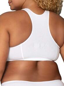 Women's Built Tank Style Sports Bra Value Pack Push Up Bras - 混紡灰 W. 黑/白/黑/混紡灰 W. 黑/白/黑 - 查看 6