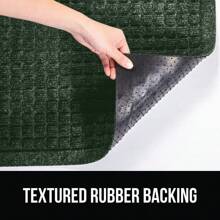 2025new-  Front Door Mat, Indoor Outdoor Ultra Absorbent Moisture Guard Doormat, Absorbs  To 1.7 Cs Of Water, Stain And Fade Ristant, Rubber Backing Doormats, Captur Dirt, 29x17 Green