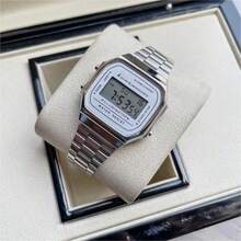 Men's Women's Digital LED Wrist Watch - Bạc - Xem 1