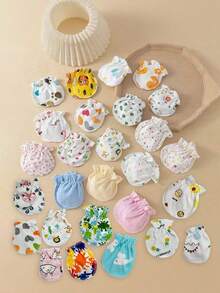 6 Pairs Kids Assorted Pattern Mittens, 20 Styles Randomly Shipped - Multicolor - View 10
