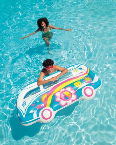 Colchoneta flotante para piscina, fi la de asientos para el ocio en parque acuático, anillo de asiento inflable para piscina, accesorios de natación de verano