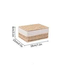Fabric Storage - Khaki With Lid-s - View 1
