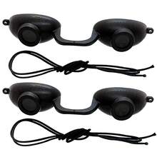 2 Pack EVO FLEX Sunnies Flexible Tanning Bed Goggles UV Eye Protection Glasses ( - 1 - View 1