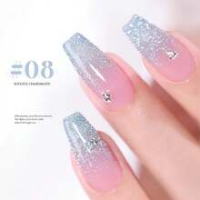 MIANEL 12ML/piezas Esmalte de uñas de gel con purpurina fina de estilo japonés, nueva serie de color rosa brillante de 2025. Esmalte de uñas de gel de color rosa, blanco, marrón y otoño. Requiere lámpara UV para secar. Adecuado para uñas de manos y pies. Perfecto para salones de manicura y uso casero DIY. Regalo para mujeres y niñas. - Ver 5