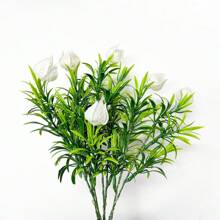 1 pièce/2 pièces Lumière solaire à LED en forme de fleur de gardénia, lumière de jardin solaire extérieure avec fleurs artificielles blanc chaud pour la décoration de jardin. Convient pour la pelouse, la décoration extérieure, les cadeaux de jardinage pour anniversaire