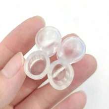 10 piezas-Protectores de silicona para los dedos de los pies con agujero, tapa de dedo transpirable adecuado para correr en casa para damas, protector de dedo transpirable anti-fricción para prevenir ampollas, aliviar la elasticidad del pie, separador de dedos, cubierta protectora para el dedo meñique, callos, corrector de ampollas, protector de juanete