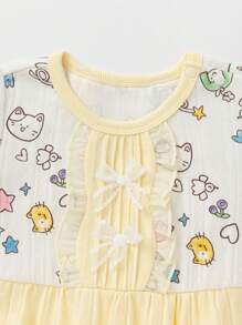 Balabala Neugeborenen Baby-Romper - 2025 süßer Langarm-Babybody