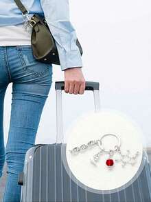 显微镜和 DNA 双螺旋钥匙扣科学礼物，适合实验室技术员/学生/教师珠宝显微镜 DNA 医生吊坠神经元钥匙链生物钥匙圈礼物背包装饰钥匙扣