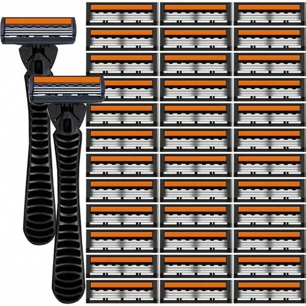 Shavers, Manual Shavers, Three-Layer Blade Shavers, Replacement Blades, Hair Care Tools, And Traditional Shavers Provide A Smooth Shaving Experience