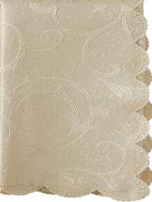 1 Peça Toalha de Mesa Retangular Reversível de Poliéster Cetim, Jacquard Floral Vintage Durável, Adequada para Jantar, Cozinha, Mesa de Jantar, Reunião Familiar, Casamento, Natal, Chá da Tarde, Catering, Café, Restaurante, Brunch, Buffet, Festa, Interno/Externo