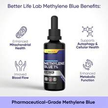 Pharma-Grade Methylene Blue Supplements – Enhance Focus, Memory & Cognitive Energy - 1 Pack - View 5