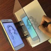 1pc Optical Tracing Board Drawing Tool, Fits Smartphone & Tablet, Projection Sketching Light Box Supplies