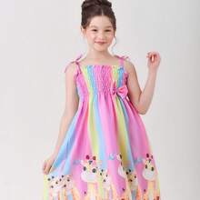 Children's Dress With Giraffe, Mother And Daughter,  Model - 羅莎 - 查看 6