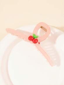 1 pieza Elegante Clip de cereza, accesorio de cabello simple y elegante para niñas pequeñas