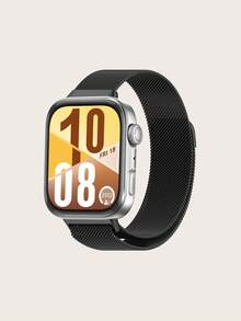 1pc Solid Color Quick Release Magnetic Clasp Stainless Steel Milanese Strap, Compatible With Huawei Watch Fit 3 / Fit 4 - Watch Fit 3/4 - View 15