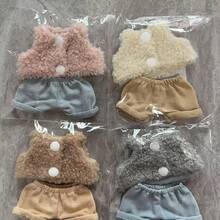 全新 2 件套娃娃装饰，可爱背心 + 短裤套装，配套毛绒娃娃配饰套装 - 彩色 - 查看 8