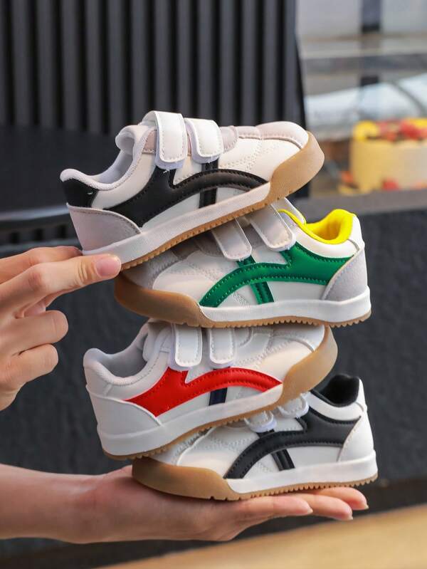 1 Pair Kids Spring Fashion Casual Canvas Sneakers For Boys And Girls