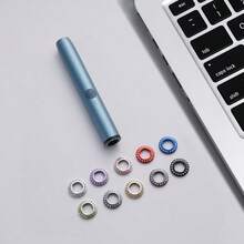 1 anello + 1 utensile per installazione, anelli decorativi colorati per IQOS Iluma, accessori sostituibili per Iluma I Prime, con utensile per smontaggio e installazione, necessario vedere il video per installare il case