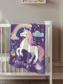 1pc Customized Personalized Blanket, Text Blanket, DIY Blanket, Patterned Blanket, Memorial Blanket. Tapestry, Photo Portrait Blanket Design, Suitable For Girls, Boys, Adults, Valentine's Day, Lightweight, Baby Blanket, Personalized Blanket, Personalized Photo Blanket, Personalized Throw Blanket, Personalized Baby Blanket, Newborn Blanket, Suitable For Mother's Day, Birthday, Children's Day, Father's Day, Halloween, Christmas