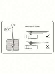 1/2/3sets Movement Shaft Quartz Clock Silent DIY Clock Mechanism Wall Clock Movement Parts, Repair Replacement Clock Accessories Kit Home Decor Back To School Room Decor School Supplies