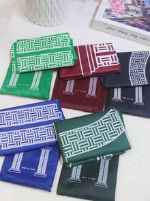 1pc Lightweight & Portable Travel Mat 65*100cm Waterproof Fabric With Carrying Bag, Simple Pocket Mat - Multicolor - View 2