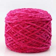 1 Stück 200g Chenillegarn 6mm dick, handgemachtes DIY Gehäkeltes Samt-Effektgarn für Stricken, Schals, Mützen, weiche Decken