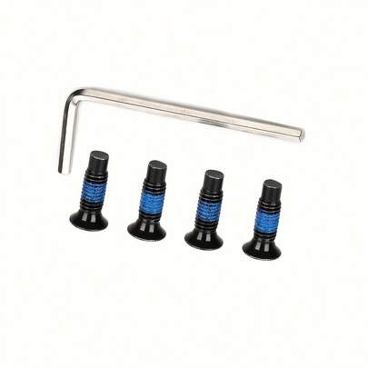 Schraubenschlüssel inklusive Lenkkopflager-Schrauben - kompatibel mit Xiaomi M365, Ninebot Max G30, ES/F Serie Elektroroller Lenkkopflager-Sicherungsschrauben - langanhaltend Wolframstahl, Schwarz - Unverzichtbares Wartungszubehör für das Fahren, Rollerteile