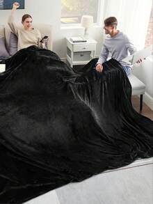 [Chăn lông cừu mềm nhẹ] Chăn lông cừu mềm nhẹ ấm áp 280GSM - Chăn cỡ lớn dùng cho giường, ghế sofa, ghế dài, du lịch, cắm trại, trang trí mùa thu, trang trí mùa thu, trang trí phòng - Nhiều màu - Xem 1