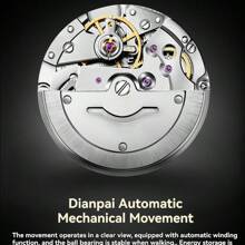 Classic Men's Automatic Mechanical Watch, Luminous Stainless Steel Casual Watch, Automatic Winding Luxury Men's Watch, Ideal Men's Gift Choicemen Watches High Quality