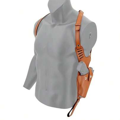 Concealed Tactical Hunting Underarm Holster, Leather Holster Suitable For Multiple Gun Types, Essential For Holster Enthusiasts And Role-Playing Fans