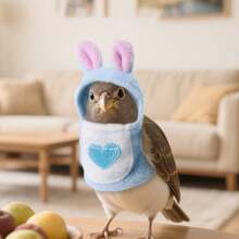 1 Stück Vogelkleidung, Ananas-/Elefantenform, einzigartige Designs, feine Verarbeitung, Klettverschluss Design für einfaches An- und Ausziehen, zwei Stile, geeignet für Papageien und andere kleine Vögel