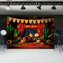 Photographic Panel June Festival Scenery Fabric - FDFJN0134 - View 2