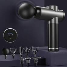 BENBO 按摩枪，深层肌肉按摩枪，背部和颈部疼痛缓解按摩器，肌肉打击按摩器，8 个按摩头，液晶屏，适合男士、女士、妈妈和爸爸、办公室、家庭、派对、圣诞节、新年、感恩节，是不错的礼物选择