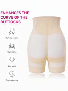 Kumayes Short taille haute pour femme, couleur unie, simple et élégant, en tissu doux et respirant, doux pour la peau, contrôle du ventre, cintrage de la taille, rehaussement des hanches, pour un usage quotidien