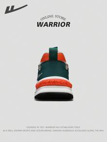 WARRIOR Zapatos deportivos y casuales para hombres de la nueva Serie Guerrero 2025, tenis gruesos, de corte bajo con cordones delanteros, ligeros, color verde, con Top de malla de PU, adecuados para correr al aire libre, trabajo diario y actividades - Beige verde negro - Ver 4