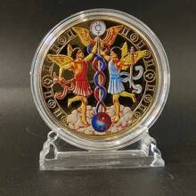 12 Constellation Coins] 12 Anti-Gold Plated Zodiac Coins | Twelve-Color Printed Coins: Scorpio, Gemini, Libra - A N E W Era Of Coins For Collectors. School. Labubus Dolls.