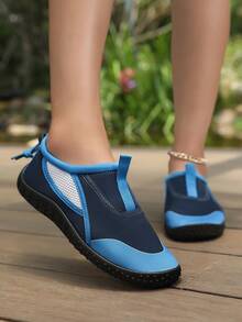 适合赤脚爱好者的情侣水鞋，软底女士沙滩鞋，适合游泳、潜水、户外速干夏季凉鞋，钓鱼水鞋，防滑透气涉水鞋