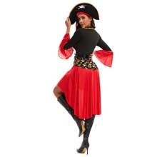 Nouveau déguisement de pirate pour femmes pour Halloween, costume de scène, tenue des pirates des Caraïbes, costume de mascarade, taille XXL