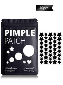 352 szt. plastrów w kształcie gwiazdek, okrągłe plastry, osłona twarzy - bezzapachowe, parabenowe - unisex dla dorosłych, kompatybilne ze wszystkimi typami skóry, bez zapachu, bez alkoholu, bez składników, delikatne i niedrażniące, stosowane do dekoracji twarzy, zakrywające trądzik i niedoskonałości za pomocą uroczych naklejek, zabawne naklejki z kreskówek, wodoodporne i odporne na pot mini naklejki, odpowiednie na imprezy, do biur i inne okazje z uroczymi naklejkami