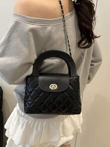 女士手提包 - 黑色 - 查看 6