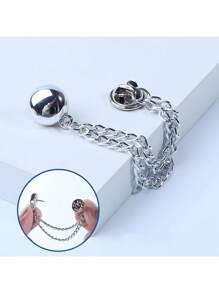 2pcs Elegant Pairs Of Trousers And Magnetic Cuffs, Adjustable, Detachable And Durable Alloy Material, Leg Fasteners, Rolled-Up Leg Fasteners And Collar Fasteners, Seamless Magnetic Fasteners For The Hem Of Short T-Shirts, Fashionable Outdoor Accessories For Both Men And Women