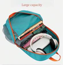 Travel Lightweight Foldable Backpack Hiking Backpack Splash Proof Compact Travel Backpack Day Pack (Sky Blue)