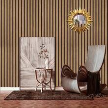 1 Roll Striped Textured Self-Adhesive Wallpaper, Removable Wall Paper, Suitable For Cabinet, Furniture Renovation, Wall Decor, Home Decoration, Room, Kitchen, Bedroom, Living Room - Yellow - View 9