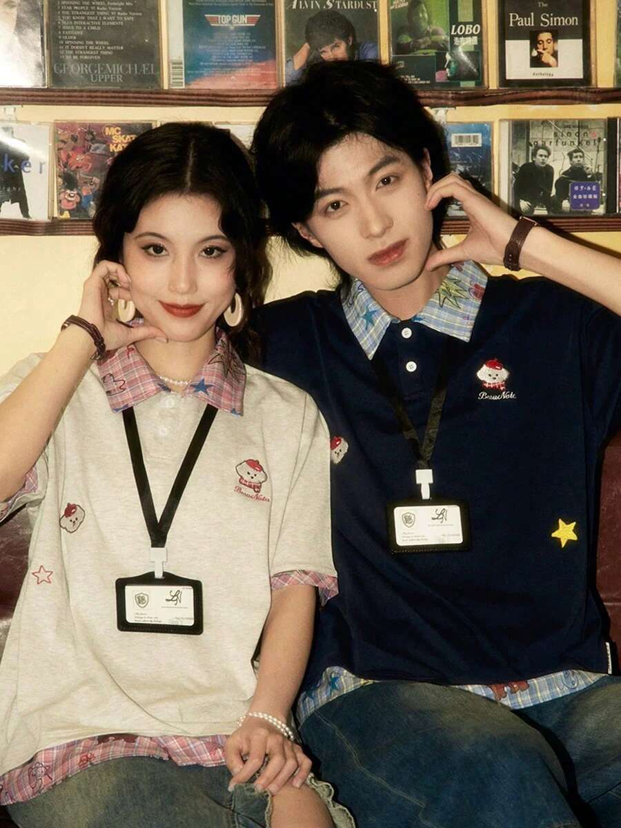 Men Polo Shirts - Gris Claro - Ver 1