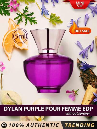  【正規品】VERSACE バーサーチ [ミニ] ディラン パープル ポール ファム EDP 5ml  / 並行輸入品  新品未使用  送料無料 / フローラル（花系）・フルーティ（果実系）・マスキー（ムスク調）～明るくエレガントなフレグランスです。輝きを放つベルガモットに、新鮮なオレンジの喜びの音色が融合し、フリージアの繊細な香りが鮮やかなパープルの色彩を彷彿とさせるブラストを届けます。ボトルのエレガントな曲線はアンフォラ（双耳壺）を連想させ、想像力の底流をなす古典文化と神話を強く呼び起こします。