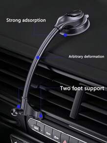 1 Stück Aufgerüsteter AutoHandy-Halter, Universeller Smartphone-Autohalterung, Passend für alle Android-Handys, Horizontal und Vertikal Verstellbar, Geeignet für Armaturenbrett